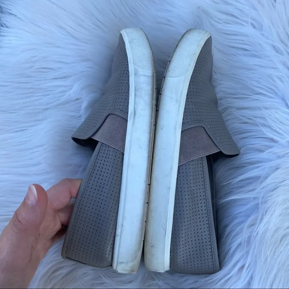 Vince perforated eyelet flat loafers 7